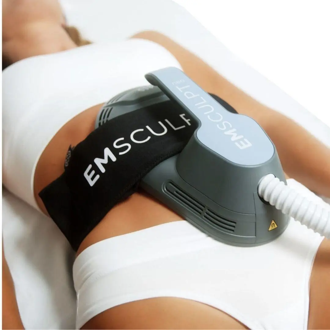 Emsculpt Neo treatment on abdomen at iCRYO Port St. Lucie